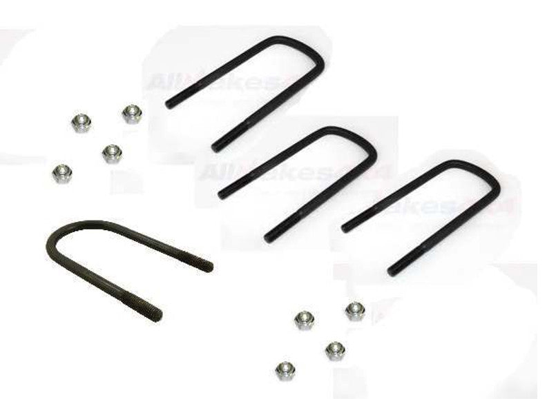 Set of Land Rover Series 1/2/3 Front U Bolts & Nuts 88" 562637+562641
