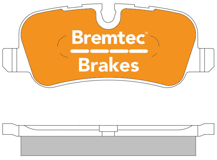 Rear Brake Pad Set - Discovery 3, 4, Range Rover Sport & L322 (LR134696)(Bremtec)