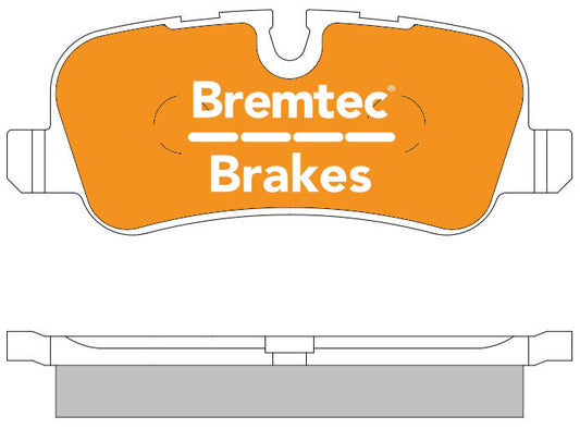 Rear Brake Pad Set - Discovery 3, 4, Range Rover Sport & L322 (LR134696)(Bremtec)
