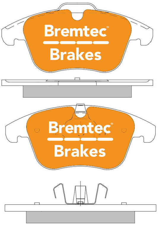 Brake Pads - Front Range Rover Evoque (2012 to 2018)(LR027309)(Bremtec)
