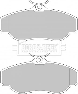 Brake Pads - Front Discovery 2 & Range Rover P38 (SFP500150)(Borg & Beck)