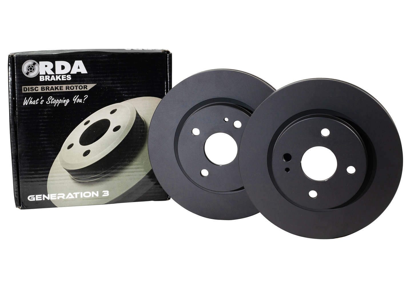 PAIR Vented Front Brake Discs - Discovery 1, Range Rover Classic & Defender up to 2016 (LR017952)(RDA)